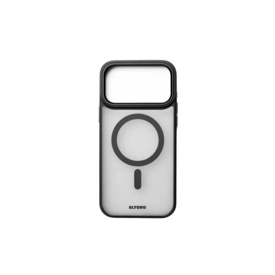 Eltoro magsafe smoke rubberized case for iphone 17 pro - black